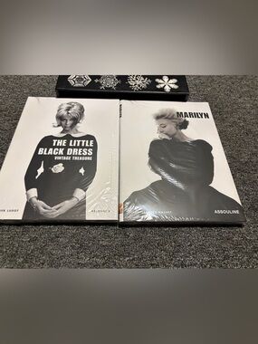 Saks 5th Avenue 2 Book Set: The Little Black Dress & Marilyn